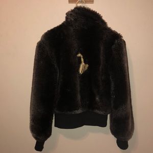 Waist Length Fur Coat